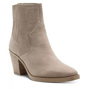 LUCKY BRAND Women's Jaide Western Booties in Clay - Size 7